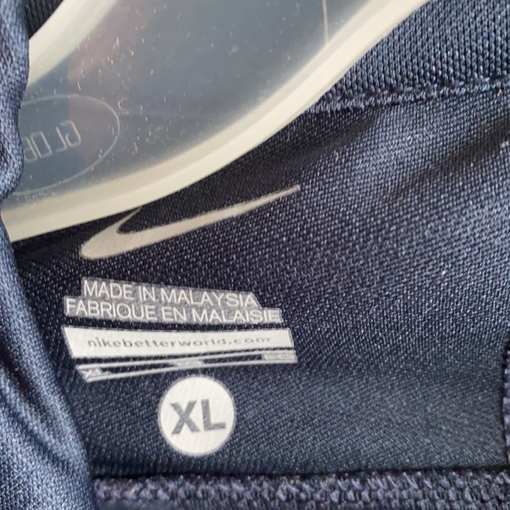 Nike Polyester Zip Up Lightweight Jacket Szxl - image 4